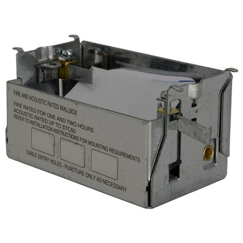 firewall electrical boxes|recessed electrical box fire rated.